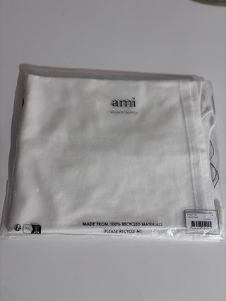 Camiseta Ami Paris Blanca Talla M Nueva