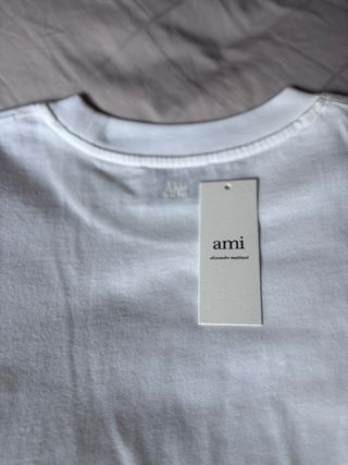 Camiseta Ami Paris Blanca Talla M Nueva