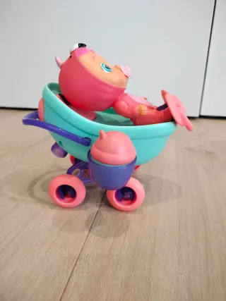 Lote Bebés Llorones Carrito y Tienda