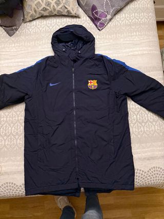 Chaqueta plumas FC Barcelona Nike Azul