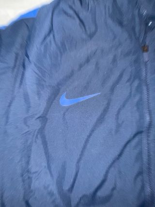 Chaqueta plumas FC Barcelona Nike Azul