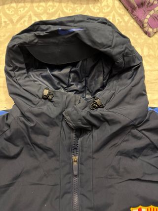 Chaqueta plumas FC Barcelona Nike Azul