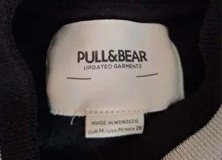 Chaqueta Pull&Bear Negra y Blanca Talla M