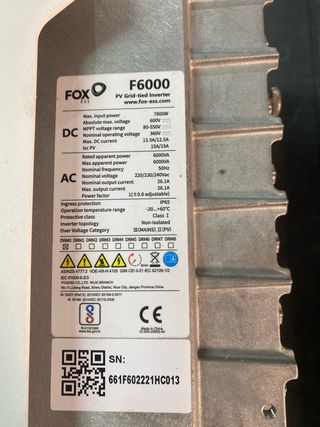 Inversor FoxESS