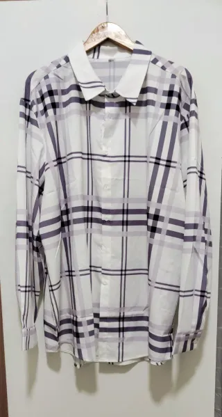 Camisa de cuadros para hombre