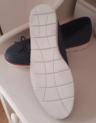 Bailarinas TEX Azul Talla 38 Nuevas