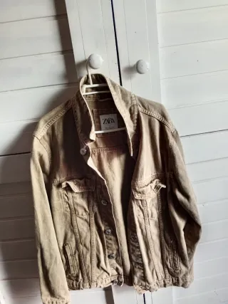 Chaqueta Zara Beige Talla M
