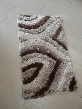 Tappeto ingresso beige e marrone