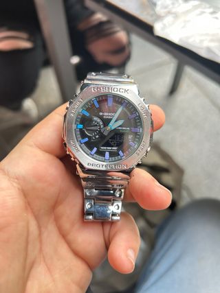 Reloj Casio G-Shock Plata y Negro