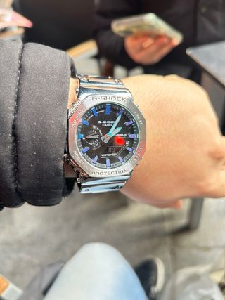 Reloj Casio G-Shock Plata y Negro