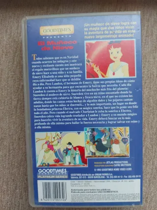 El Muñeco de Nieve VHS (Español)