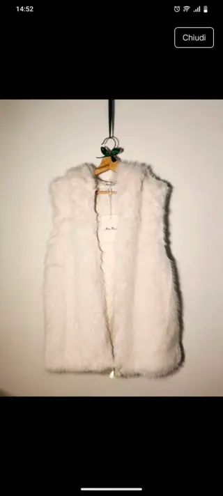 Gilet pelliccia donna con cappuccio