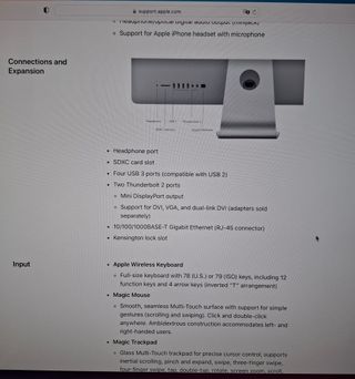 IMAC 27 RETINA 5K (2014) 32 GB de RAM