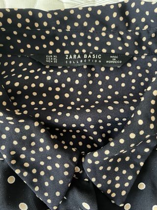 Camisa Zara lunares oversize
