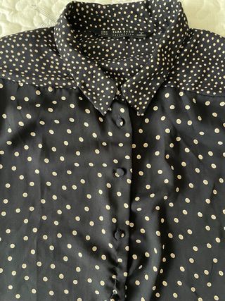 Camisa Zara lunares oversize