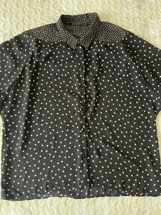Camisa Zara lunares oversize
