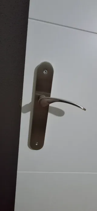 Puerta interior madera maciza.