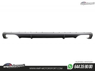 DIFUSOR TRASERO PARA AUDI A4 B9 BERLINA / AVANT 2015-2019 LOOK S4