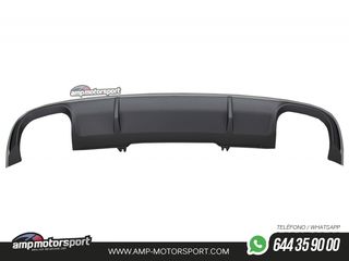 DIFUSOR TRASERO PARA AUDI A4 B9 BERLINA / AVANT 2015-2019 LOOK S4
