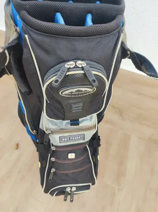 Bolsa de Palos de Golf Negra y Azul