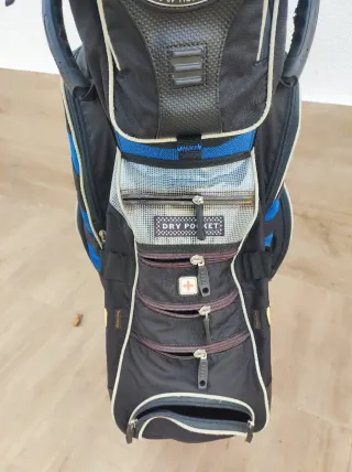 Bolsa de Palos de Golf Negra y Azul