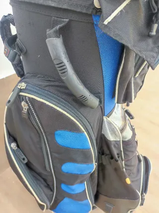 Bolsa de Palos de Golf Negra y Azul