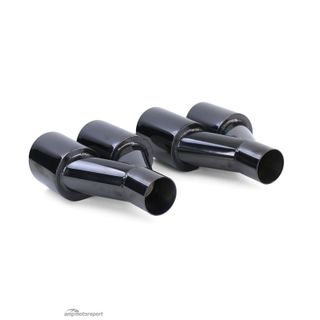 COLAS DE ESCAPE NEGRO BRILLANTE PARA BMW F10-F11 10-17