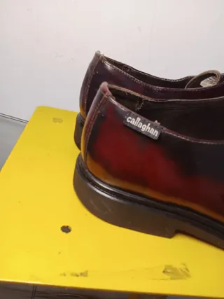 Zapatos Callaghan Monje Rojo y Negro