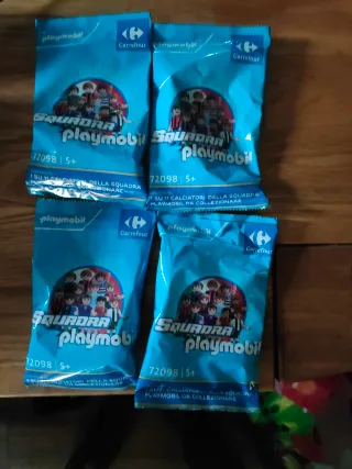 Playmobil Calcio Serie 72098 Carrefour - 4 Bustine