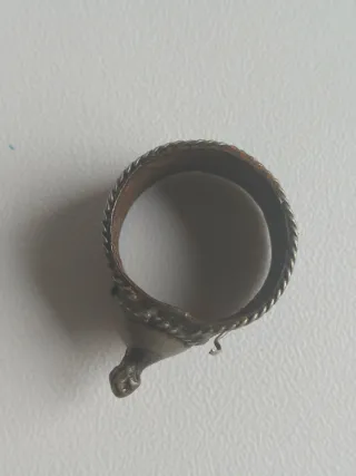 Anillo bereber mujer antiguo plata