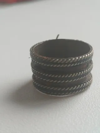 Anillo bereber mujer antiguo plata