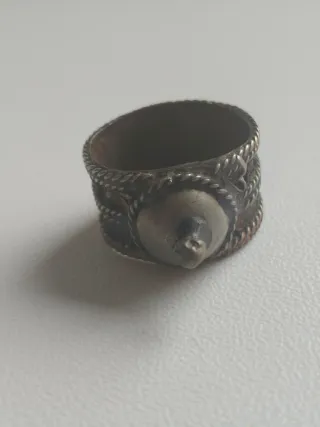 Anillo bereber mujer antiguo plata
