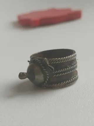 Anillo bereber mujer antiguo plata
