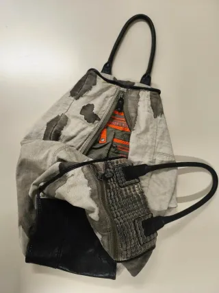 Borsa Diesel grande borchiata