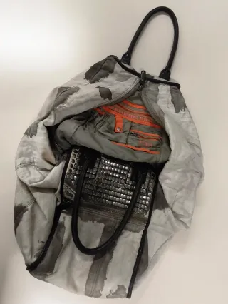 Borsa Diesel grande borchiata