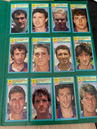 Álbum cromos Liga 1990-91