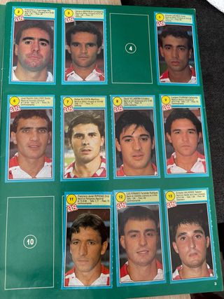 Álbum cromos Liga 1990-91
