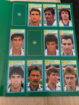 Álbum cromos Liga 1990-91