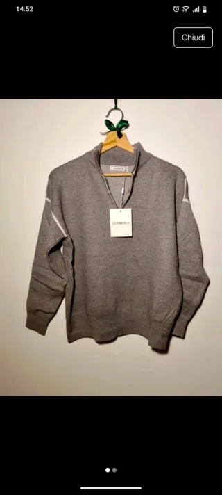 Maglione Cosmoda donna grigio