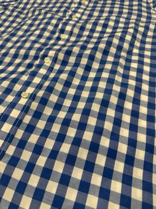 Camisa cuadros azul y blanco Talla M