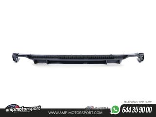 DIFUSOR TRASERO PARA AUDI A4 B9 BERLINA / AVANT S-LINE 2015-2019 LOOK RS4