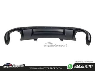 DIFUSOR TRASERO PARA AUDI A4 B9 BERLINA / AVANT S-LINE 2015-2019 LOOK RS4