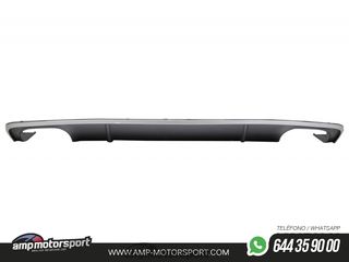 DIFUSOR TRASERO PARA AUDI A4 B9 BERLINA / AVANT S-LINE 2015-2019 LOOK S4