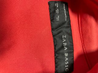Parka Zara Roja