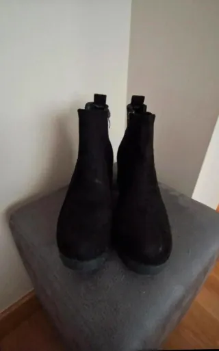 Botines de mujer, color negro, talla 37