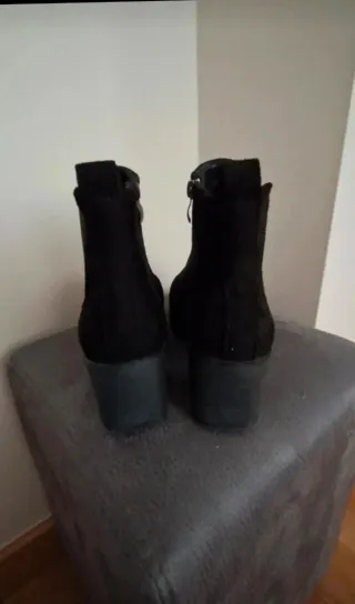 Botines de mujer, color negro, talla 37