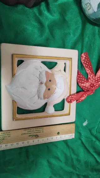 Set Natalizio Ceramica Babbo Natale