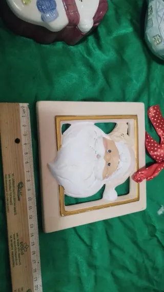 Set Natalizio Ceramica Babbo Natale