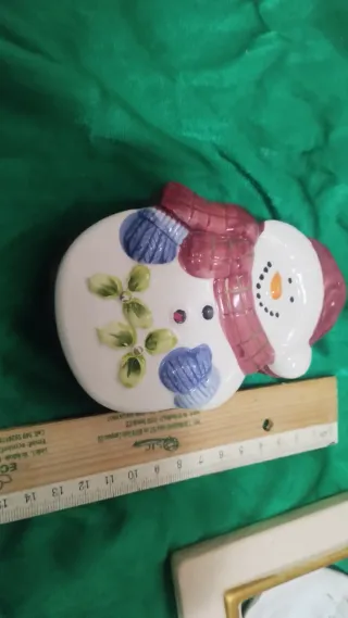 Set Natalizio Ceramica Babbo Natale