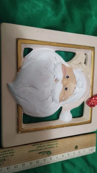 Set Natalizio Ceramica Babbo Natale